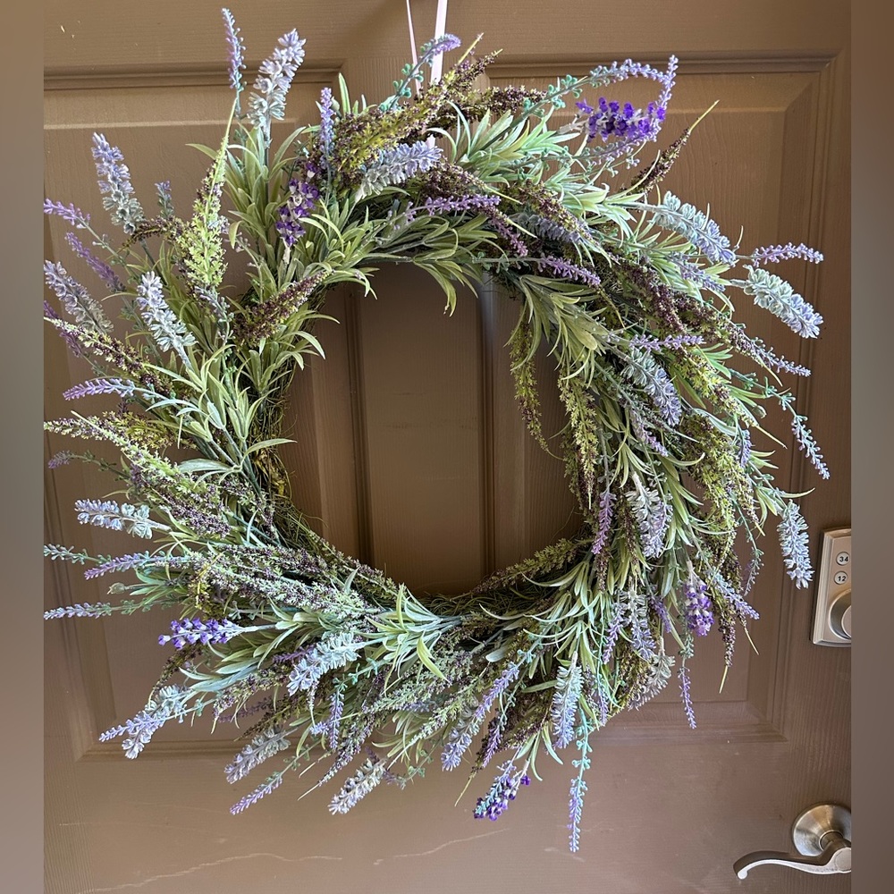 Lavender wreath